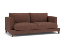 Purple Velvet 4 Seater Sofa - Modern Style Custom Sofa In Easy Clean Velvet - Holland Range - thumbnail 1