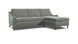 Grey 3.5 Seater Corner Sofa - Modern Style Fabric Luxury Premium Corner Sofa - Weymouth Range