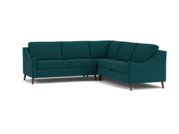 Teal 3 Seater Corner Sofa - Modern Style Fabric Luxury Premium Corner Sofa - Weymouth Range
