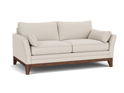 Cream Fabric 3 Seater Sofa - Modern Style Custom Sofa Settee - Exmouth Range