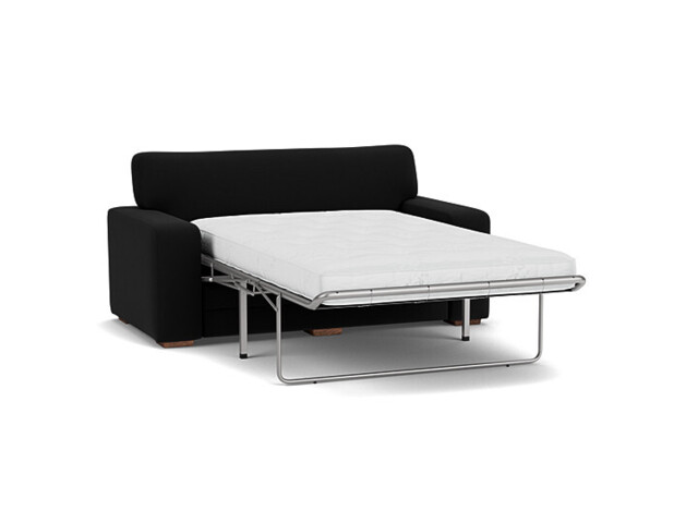 Black Velvet 2.5 Seater Sofabed - Modern Fold Out Custom Sofa Bed In Easy Clean Velvet - Sloane Range - image 1