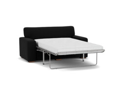 Black Velvet 2.5 Seater Sofabed - Modern Fold Out Custom Sofa Bed In Easy Clean Velvet - Sloane Range
