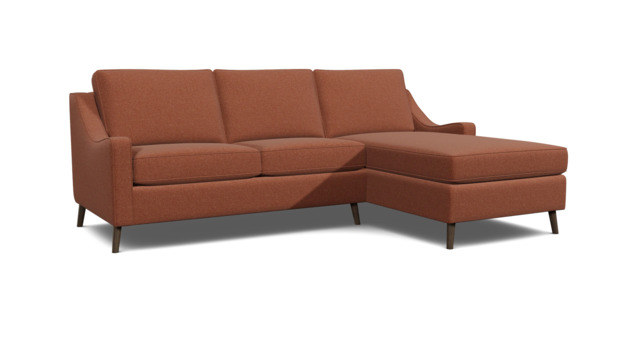 Red 3 Seater Corner Sofa - Modern Style Fabric Luxury Premium Corner Sofa - Weymouth Range - image 1