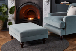 Red Velvet 2 Seater Sofa - Traditional Style Custom Sofa In Easy Clean Velvet - Galloway Range - thumbnail 5