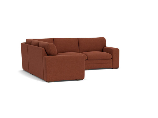 Red Velvet 3X2.5 Seater Corner Sofabed - Modern Style Custom Sofa In Easy Clean Velvet - Sloane Range - image 1