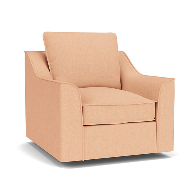 Pink Velvet Armchair - Modern Accent Custom Arm Chair In Stain Resistant Velvet - Brixton Range - image 1