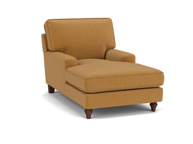Darlings of Chelsea Whinfell Stylish Orange Armchair Chaise Day Bed - image 1