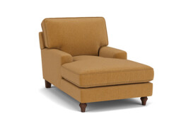 Darlings of Chelsea Whinfell Stylish Orange Armchair Chaise Day Bed - thumbnail 1