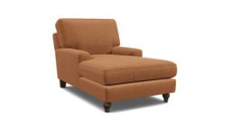 Darlings of Chelsea Whinfell Stylish Orange Armchair Chaise Day Bed
