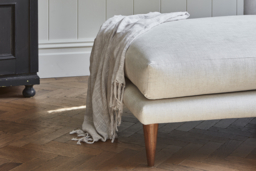 Pink Velvet 2 Seater Sofa With Chaise - Modern Style Custom Sofa In Stain Resistant Velvet - Middleton Range - thumbnail 3