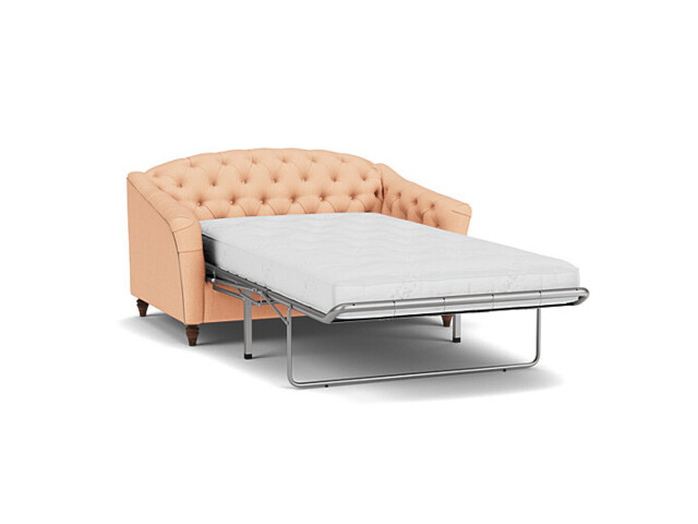 Pink Velvet 2 Seater Sofabed - Traditional Fold Out Custom Sofa Bed In Stain Resistant Velvet - Payton Range - image 1