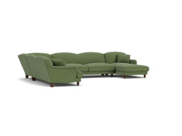 Evelyn U Shape Sofa green - thumbnail 1