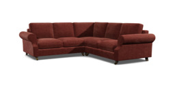 Kendal 3 Seater Corner Sofa Bed purple