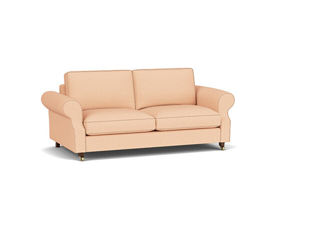 Pink Velvet 4 Seater Sofabed - Traditional Fold Out Custom Sofa Bed In Stain Resistant Velvet - Kendal Range - image 1