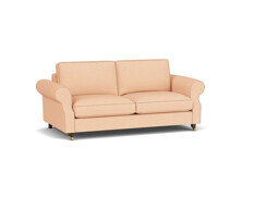 Pink Velvet 4 Seater Sofabed - Traditional Fold Out Custom Sofa Bed In Stain Resistant Velvet - Kendal Range