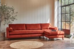 Neutral Fabric 3 Seater Sofa - Modern Style Custom Sofa In Easy Clean Fabric - Shoreditch Range - thumbnail 4