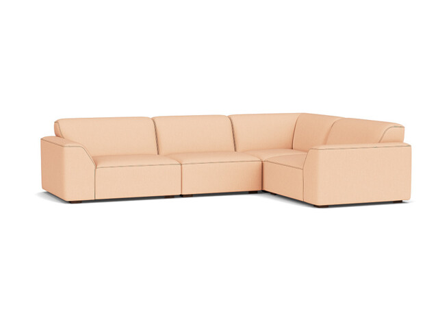 Dalston Medium Corner Sofa pink - image 1