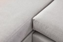Grey Fabric 6 Seater Sofa With Chaise - Modern Style Custom Sofa In Easy Clean Fabric - Portland Range - thumbnail 3