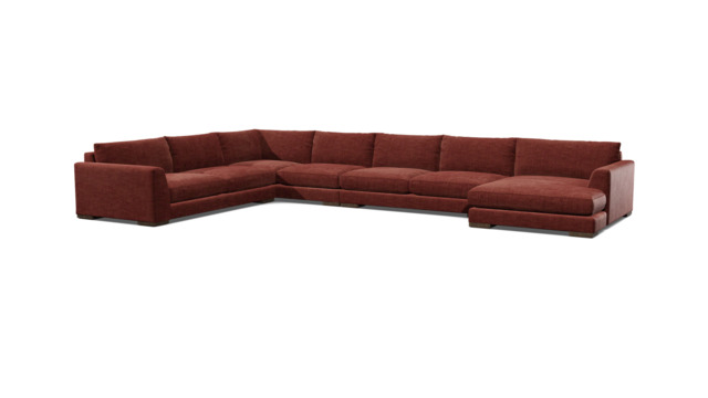 Purple Velvet U Shaped Sofa - Modren U Shape Corner Custom Sofa In Easy Clean Velvet - Kingston Range - image 1