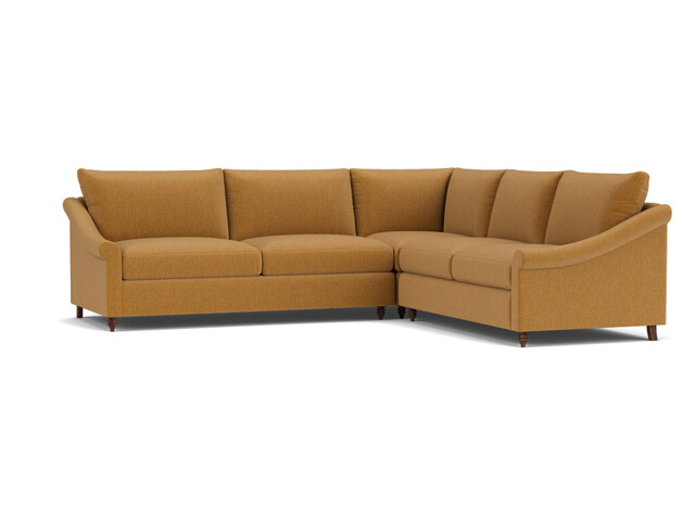 Hayling Large Corner Sofa orange - image 1