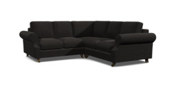 Kendal 2 Seater Corner Sofa Bed black