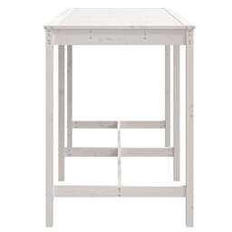 Berkfield Home Garden Table White 159.5x82.5x110 cm Solid Wood Pine - thumbnail 5