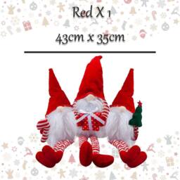 VFM e-Store Christmas Gonk Decoration 43cm x 35cm Red - Size: 43 cm x 35 cm - thumbnail 2