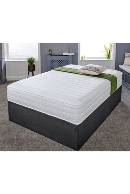 Starlight Beds Hybrid Memory Foam Pocket Spring Mattress in White - Size: Small Single - image 1