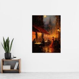 Artery8 Wall Art Print Bohemian Artists At Bar Oil Painting 19th Century Paris Atmospheric Night Life La Boheme Opera Scene Poster - thumbnail 4