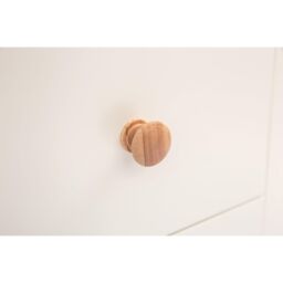 Cabinet Bits Maggiori 5 Drawer Narrow Chest of Drawers Wood Knob in Off-White - thumbnail 6
