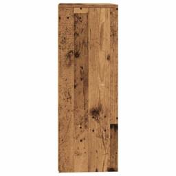 Berkfield Home Sideboard with 6 Drawers Old Wood 50x34x96 cm Engineered Wood in Brown - Size: 50 x 34 x 96 cm - thumbnail 5