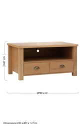 Orsina Contemporary Design Media Unit, Durable MDF Constructed Modern TV Unit, Functional Sleek Design Media Unit in Natural - thumbnail 5