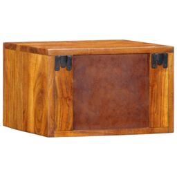 Berkfield Home Bedside Cabinets 2 pcs 35x30x22 cm Solid Wood Acacia in Brown - Size: 35 x 30 x 22 cm - thumbnail 8