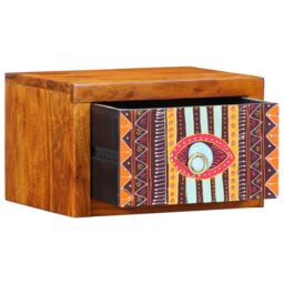 Berkfield Home Bedside Cabinets 2 pcs 35x30x22 cm Solid Wood Acacia in Brown - Size: 35 x 30 x 22 cm - thumbnail 4