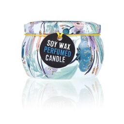 KDMD Art Tin Candle - Assorted Design - Russian Dolls - Dolly Blue - thumbnail 3