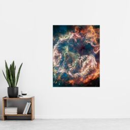 Artery8 Wall Art Print NASA James Webb Space Telescope Never-Before-Seen Details in Cassiopeia A Exploded Star Bedroom Decor Poster Home Decor - thumbnail 4