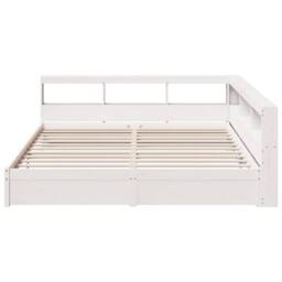 Berkfield Home Bookcase Bed without Mattress 160x200 cm Solid Wood Pine in Brown - thumbnail 5