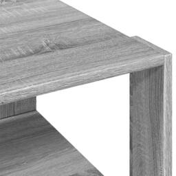 Berkfield Home Decorative Coffee Table Grey Sonoma 51.5x51.5x30 cm Engineered Wood - thumbnail 7