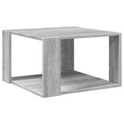 Berkfield Home Decorative Coffee Table Grey Sonoma 51.5x51.5x30 cm Engineered Wood - thumbnail 6