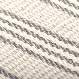 Berkfield Home Throw Cotton Stripes 220x250 cm Grey & White - thumbnail 6