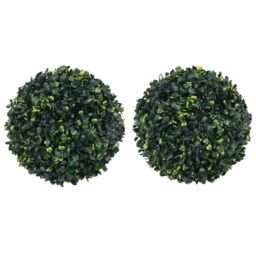 Berkfield Home Artificial Boxwood Balls 2 pcs 45 cm in Green - thumbnail 1