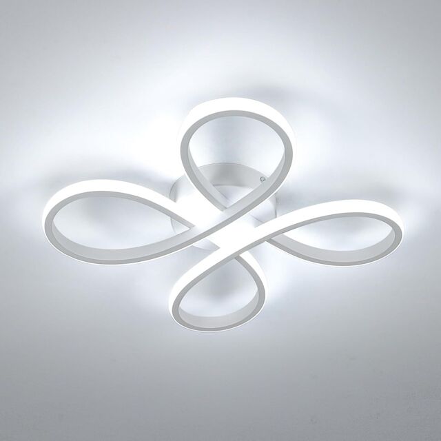 COMELY Modern LED Ceiling Light, 30W 3400LM Ceiling Lamp Fixture 6500K, White - image 1