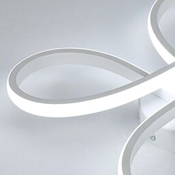 COMELY Modern LED Ceiling Light, 30W 3400LM Ceiling Lamp Fixture 6500K, White - thumbnail 9