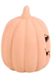 KDMD 15cm Terracotta Pumpkin Ornament in Coral - thumbnail 4