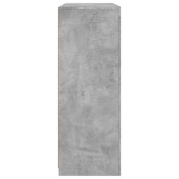 Berkfield Home Sideboards with LED Lights 3 pcs Concrete Grey Engineered Wood - thumbnail 9