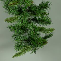 Samuel Alexander 2.7m (9ft) Plain Green Kateson Fir Christmas Garland with 180 Tips - thumbnail 6