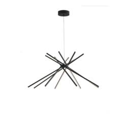Netlighting SHANGHAI LED Pendant Ceiling Light Black 2370lm 4000K 113x51.5cm - Size: 113x51.5 cm - thumbnail 1