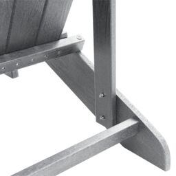Berkfield Home Adirondack Chairs 2 pcs Light Grey 74x82x90 cm HDPE - Size: 74 x 82 x 90 cm - thumbnail 9