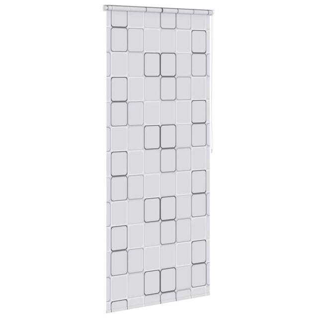 Berkfield Home Shower Roller Blind 80x240 cm Square in White - image 1