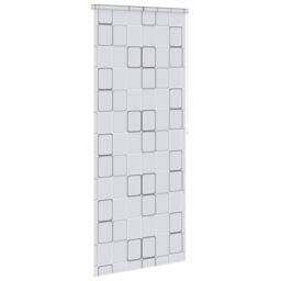 Berkfield Home Shower Roller Blind 80x240 cm Square in White